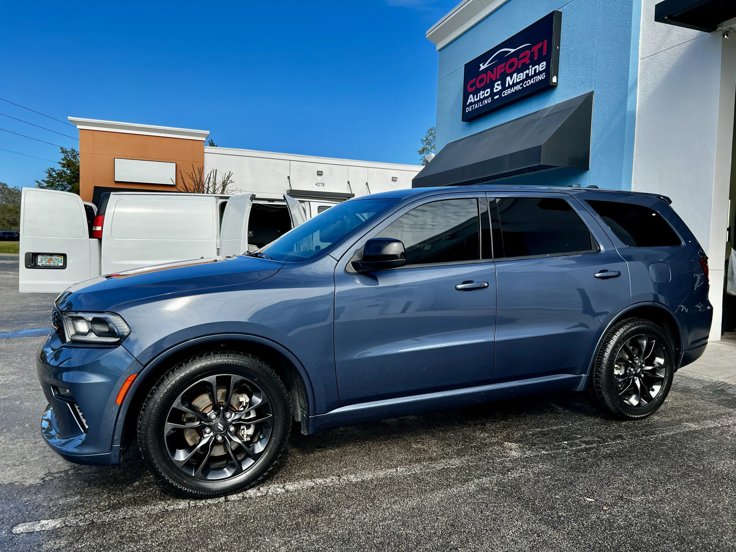 Dodge Durango Ceramic Coating service by Conforti Auto and Marine detailing