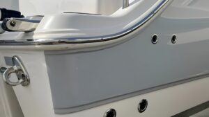 Ceramic coated boat gelcoat, Conforti Auto & Marine Detailing, Palm Harbor FL